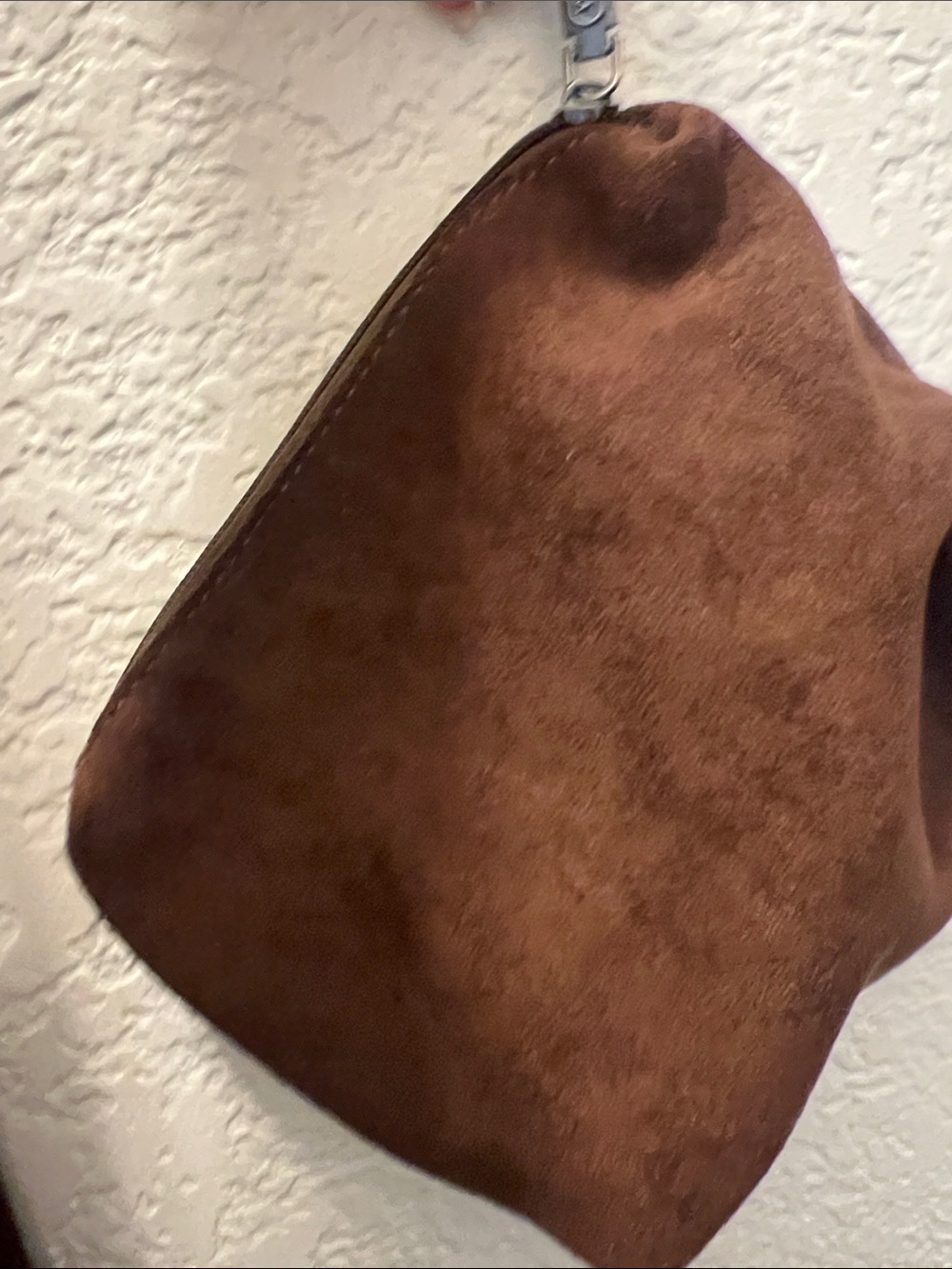 Wrangler Brown Suede Hobo with Tooled Leather Strap - Picture 13 of 14